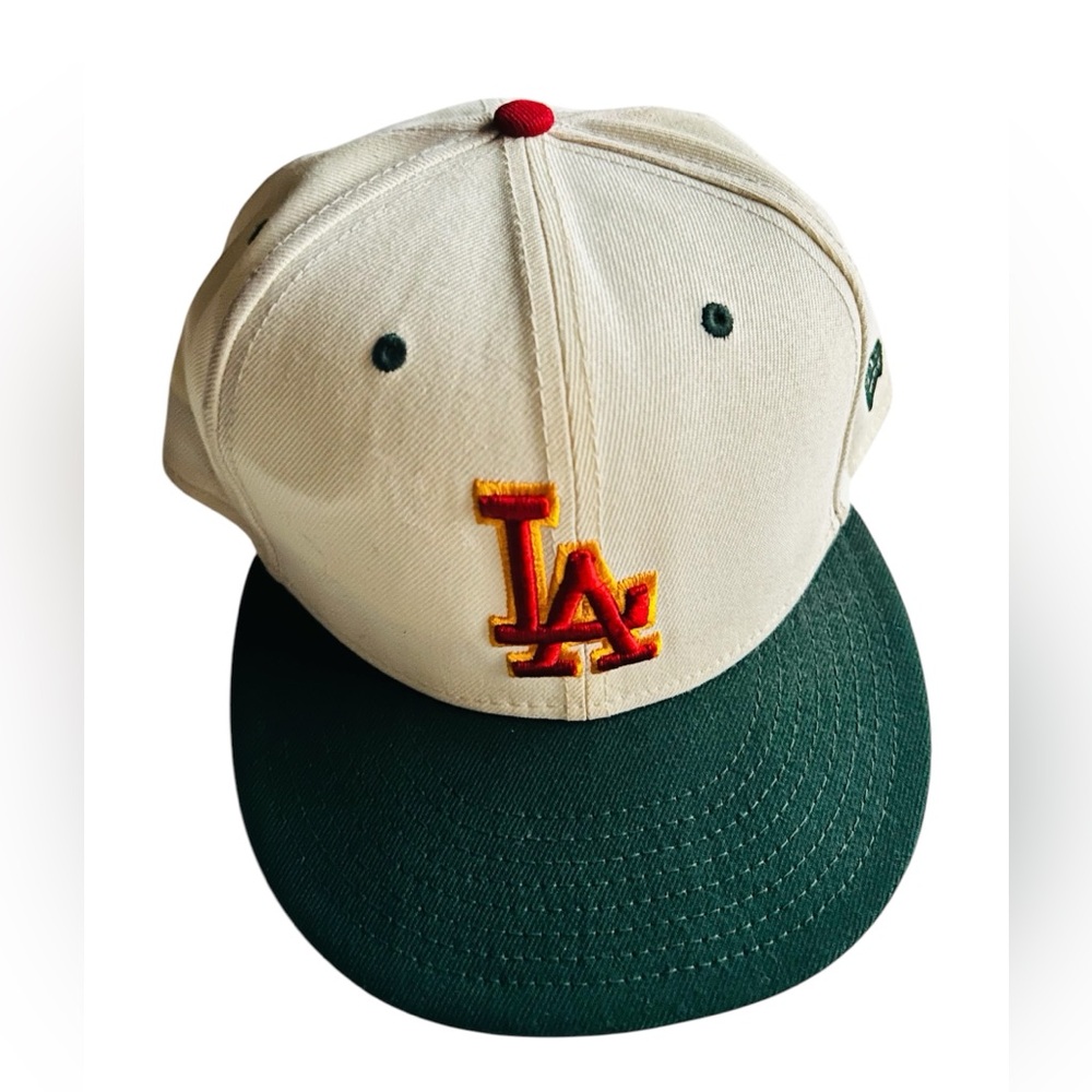 Cream Los Angeles Dodgers Hat